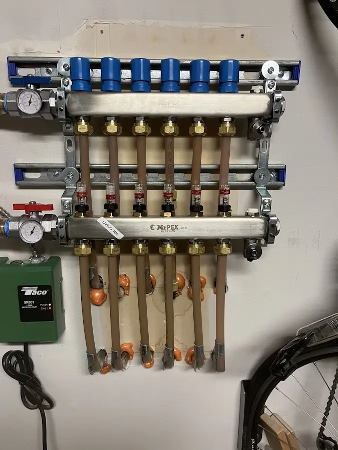 Plumber performing Gas Leak Detection at a residential property in Waconia